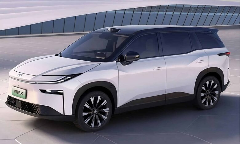 رونمایی از شاسی‌بلند برقی GAC-Toyota bZ3X