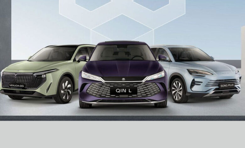 عرضه خودروهای BYD